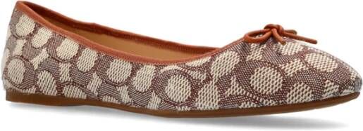 Coach Ballet Flats Abigail Brown Dames