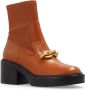 Coach Boots & laarzen Kenna Leather Bootie in bruin - Thumbnail 5