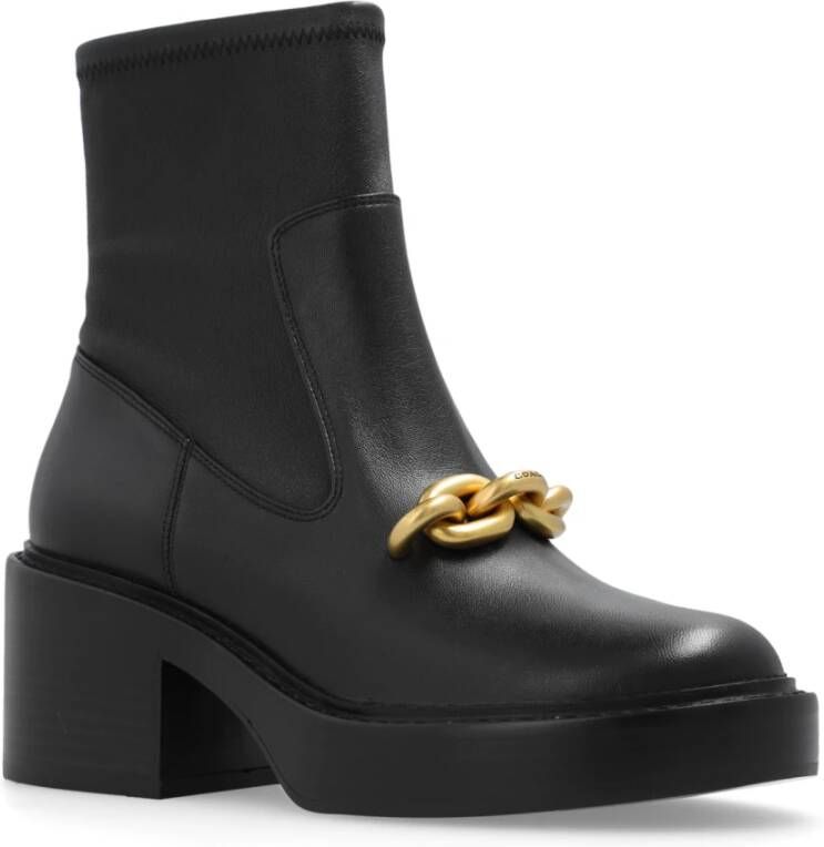 Coach Heeled Boots Zwart Dames