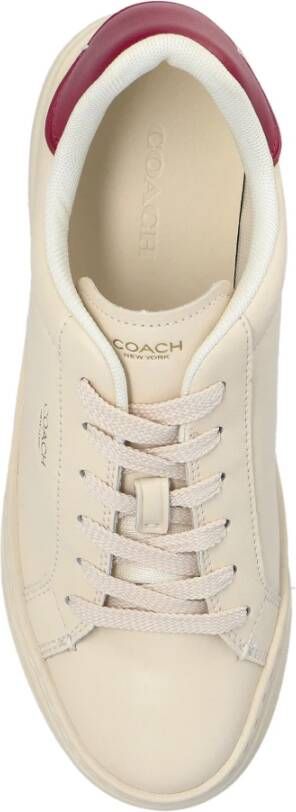 Coach Hoge Sneakers Beige Dames