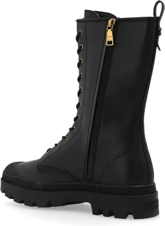 Coach Lace-up Boots Zwart Dames