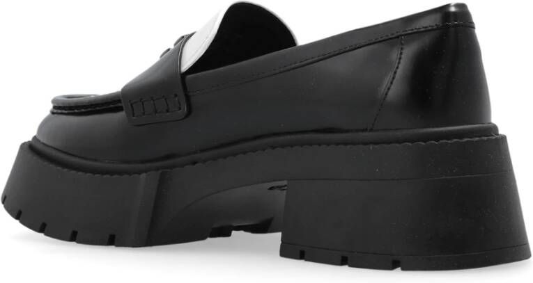 Coach Leah platform loafers schoenen Black Dames