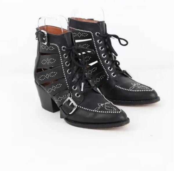 Coach Pre-owned Leather boots Black Dames