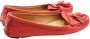 Coach Pre-owned Leather flats Red Dames - Thumbnail 4