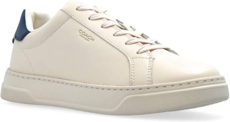 Coach Sneakers High Line Beige Heren