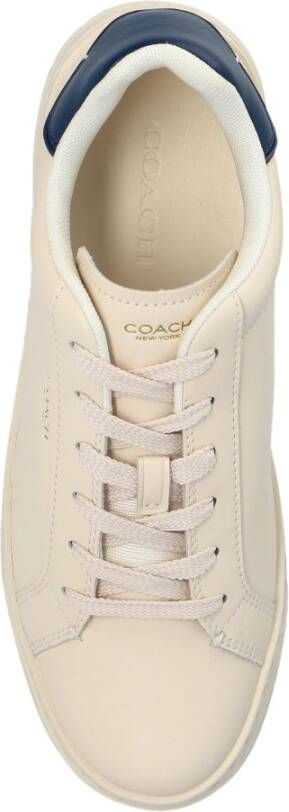 Coach Sneakers High Line Beige Heren