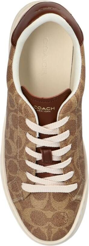 Coach Sneakers High Line Brown Dames