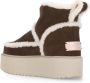 Coccinelle Bruine Suède Leren Shearling Laarzen Brown Dames - Thumbnail 5