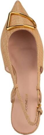 Coccinelle Flat Sandals Beige Dames