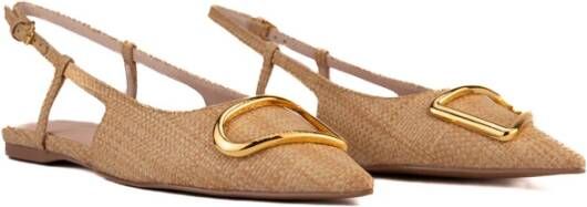 Coccinelle Flat Sandals Beige Dames