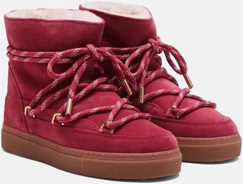 Coccinelle Rode Suède Shearling Collectie Red Dames