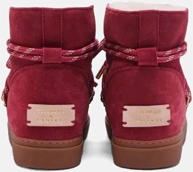 Coccinelle Rode Suède Shearling Collectie Red Dames