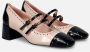 Coccinelle Roze Mary-Jane Brogue Schoenen met Hak Pink Dames - Thumbnail 2