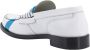 College Iconische Leren Loafer White Heren - Thumbnail 3