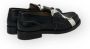 College Klassieke Loafers voor Stijl Black Dames - Thumbnail 2