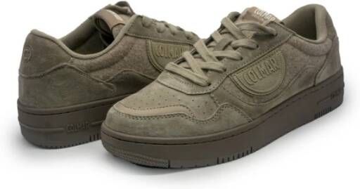 Colmar Grijze Leren Sneakers Austin Roots Stijl Gray Heren