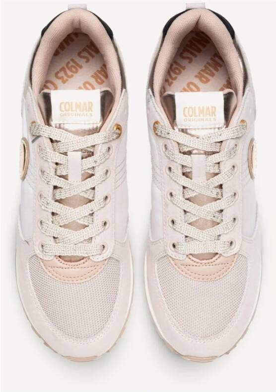 Colmar Hoge buitenzool sneakers voor dames Beige Dames