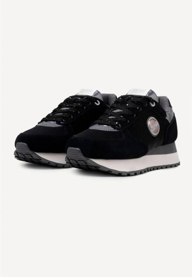 Colmar Hoge buitenzool sneakers voor dames Black Dames