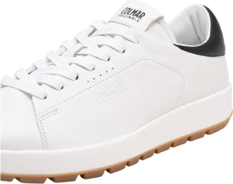 Colmar Premium Witte Leren Sneakers White Heren