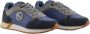 Colmar Blauwe Platte Sneakers met Iconisch Logo Blauw Heren - Thumbnail 2