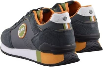 Colmar Grijze Platte Sneakers met Iconisch Logo Grijs Heren