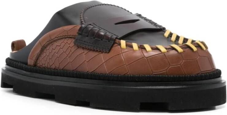 Colville Chunky Mules voor College Stijl Brown Dames