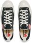 Comme des Garçons Canvas Heart Sneaker Zwart Rood Wit Black Heren - Thumbnail 3