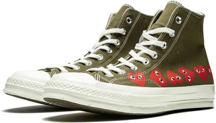 Comme des Garçons Chuck 70 Hi FI Sneakers Green Heren