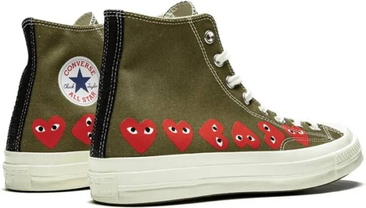 Comme des Garçons Chuck 70 Hi FI Sneakers Green Heren