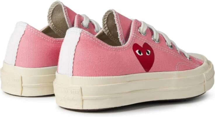 Comme des Garçons Chuck 70 OX Sneakers Aardbei Rood Pink Dames