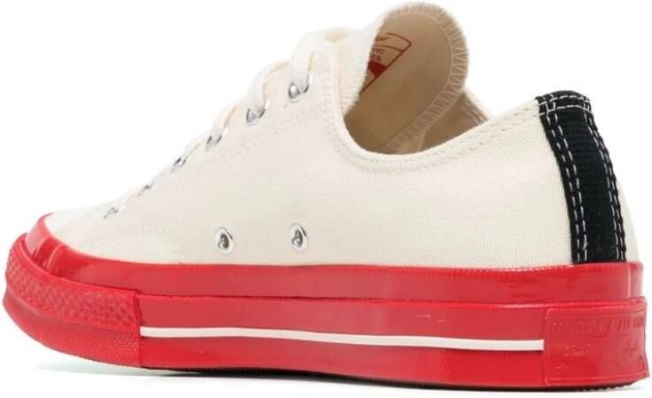 Comme des Garçons Chuck 70 Sneakers Rood Logo White Heren