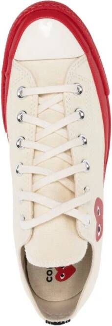 Comme des Garçons Chuck 70 Sneakers Rood Logo White Heren