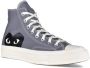 Comme des Garçons Hoge Sneakers met Zwart Hart Logo Gray Heren - Thumbnail 2