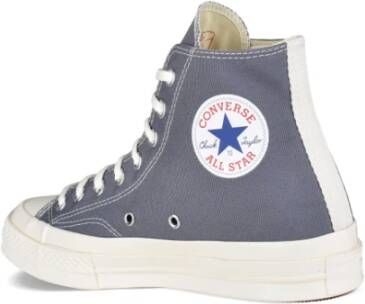 Comme des Garçons Hoge Sneakers met Zwart Hart Logo Gray Heren