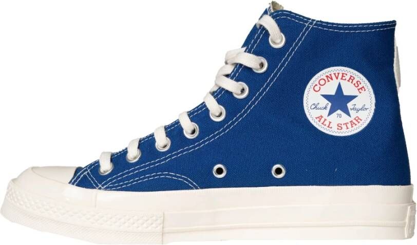 Comme des Garçons Grote Hart Hi Top Chuck Taylor 70 Blue Heren