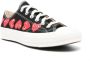 Comme des Garçons Hartprint Canvas Sneakers Zwart Black Heren - Thumbnail 4