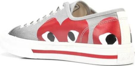 Comme des Garçons Jack Purcell Sneakers Drizzle Egret-Red Multicolor Heren