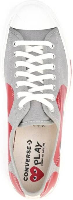 Comme des Garçons Jack Purcell Sneakers Drizzle Egret-Red Multicolor Heren