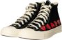 Comme des Garçons Hart Chuck Taylor 70 High Top Black Heren - Thumbnail 3