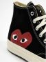 Comme des Garçons Play Zwarte Canvas Chuck Taylor 70 High-Top Sneakers Zwart Unisex - Thumbnail 7