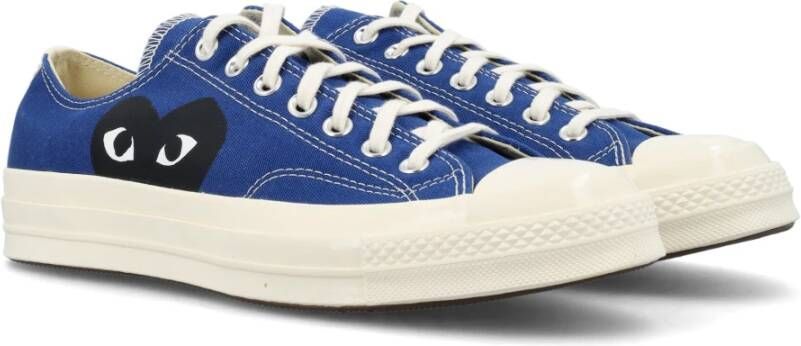 Comme des Garçons Play Blauwe Chuck 70 CDG OX Sneakers Blue Heren