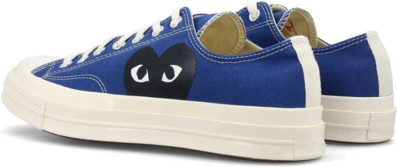 Comme des Garçons Play Blauwe Chuck 70 CDG OX Sneakers Blue Heren