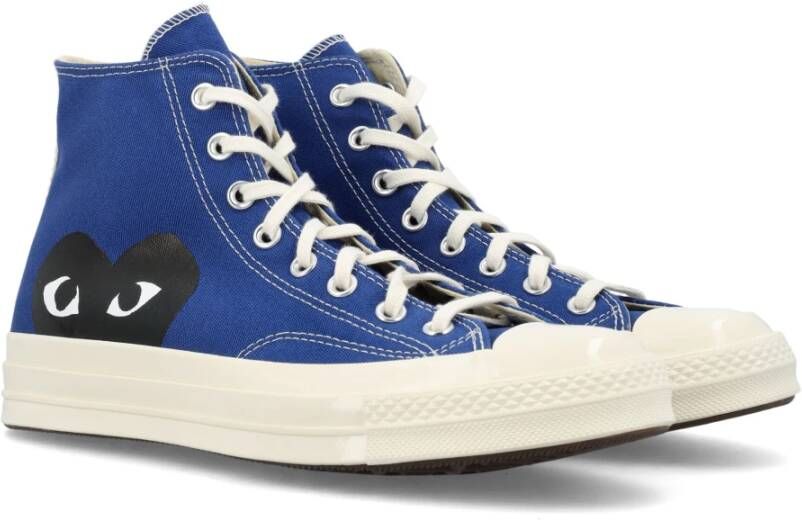 Comme des Garçons Play Blauwe Chuck 70 CGD Hi Sneakers Blue Heren