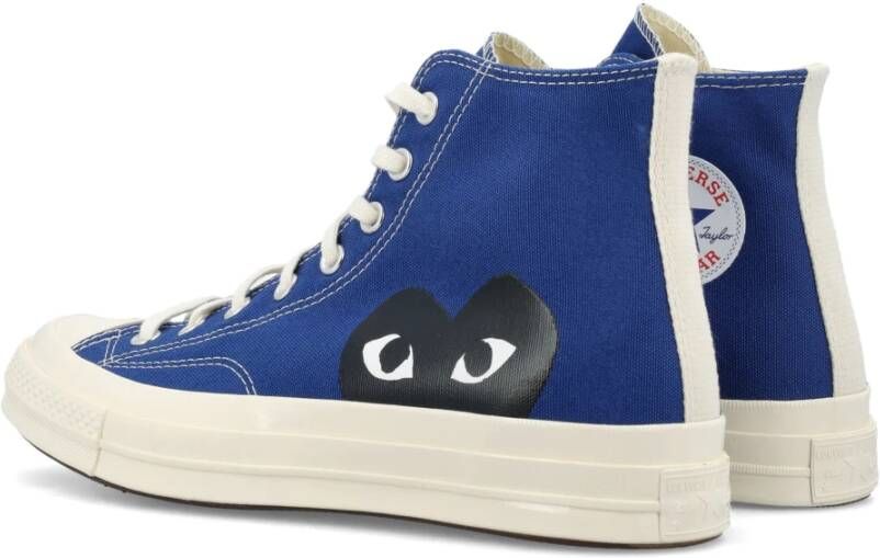 Comme des Garçons Play Blauwe Chuck 70 CGD Hi Sneakers Blue Heren