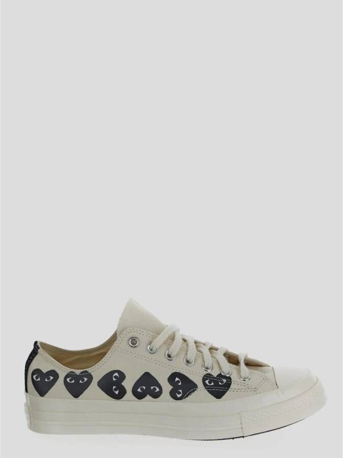 Comme des Garçons Play Canvas Chuck 70 CDG OX Sneakers White Heren