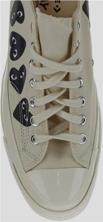 Comme des Garçons Play Canvas Chuck 70 CDG OX Sneakers White Heren