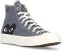 Comme des Garçons Play Canvas High Top Sneakers Grijs Gray Dames - Thumbnail 3