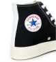 Comme des Garçons Play Canvas Hoge Sneaker met Rood Hart Logo Black Heren - Thumbnail 4