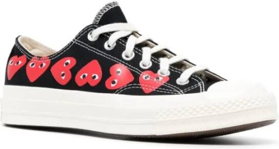 Comme des Garçons Play Chuck 70 Heart-Print Sneakers Black Heren