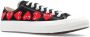 Comme des Garçons Play Zwarte Heart Low-Top Canvas Sneakers Multicolor - Thumbnail 20